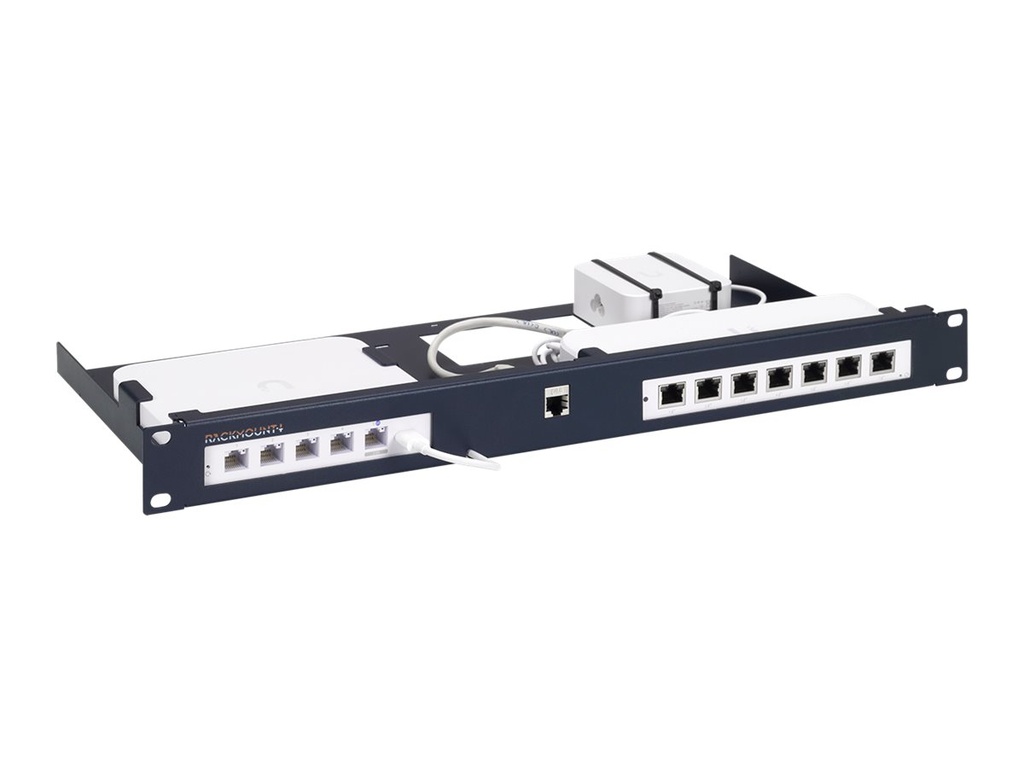 [RM-UB-T7] Rackmount.IT RM-UB-T7 - Montagesatz für Netzwerkgeräte - Rack montierbar - Metallic Dark Blue - 1U - 48.3 cm (19")