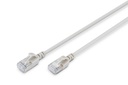 DIGITUS CAT 6A F-FTP Slim Patchkabel, 2m, Grau