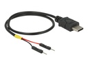 Delock USB- / Stromkabel - USB-C (M) zu 2-poliger USB-Header (M)