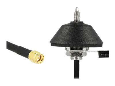 Delock Antennenbasis für Antenne - Schwarz