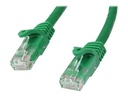 StarTech.com 2m CAT6 Ethernet Cable, 10 Gigabit Snagless RJ45 650MHz 100W PoE Patch Cord, CAT 6 10GbE UTP Network Cable w/Strain Relief, Green, Wiring is UL Certified/TIA - Category 6 - 24AWG (N6PATC2MGN)