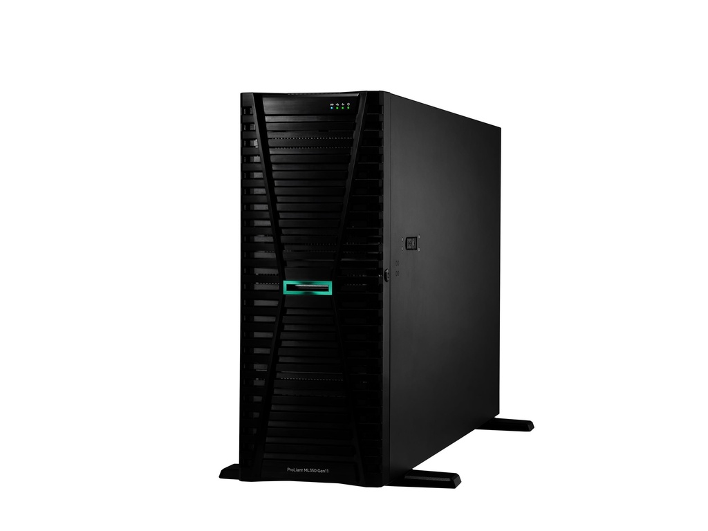 HPE ProLiant ML350 Gen11 - Server - Tower - 4U - zweiweg - 1 x Xeon Silver 4509Y / 2.6 GHz - RAM 64 GB - SATA/SAS/NVMe - Hot-Swap 6.4 cm (2.5")