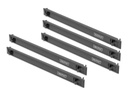 DIGITUS Rack-Blindabdeckungsplatte - Snap-In - Schwarz, RAL 9005 - 1U - 48.3 cm (19")