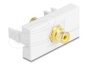 Delock Easy 45 - Einrastmodul - gold plated