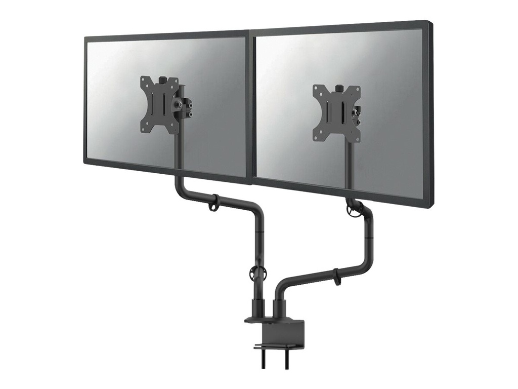 Neomounts FPMA-D010D - Befestigungskit - Voll beweglich - für 2 LCD-Displays - Schwarz - Bildschirmgröße: 25.4-76.2 cm (10"-30")