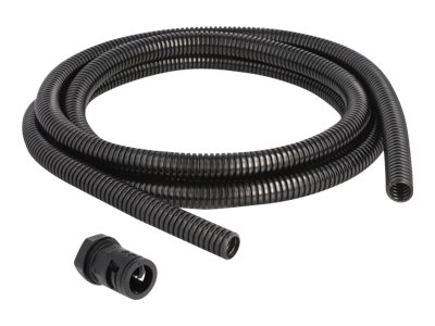 Delock Wellrohr - 13 mm, mit PG9 Schlauchverschraubungsset