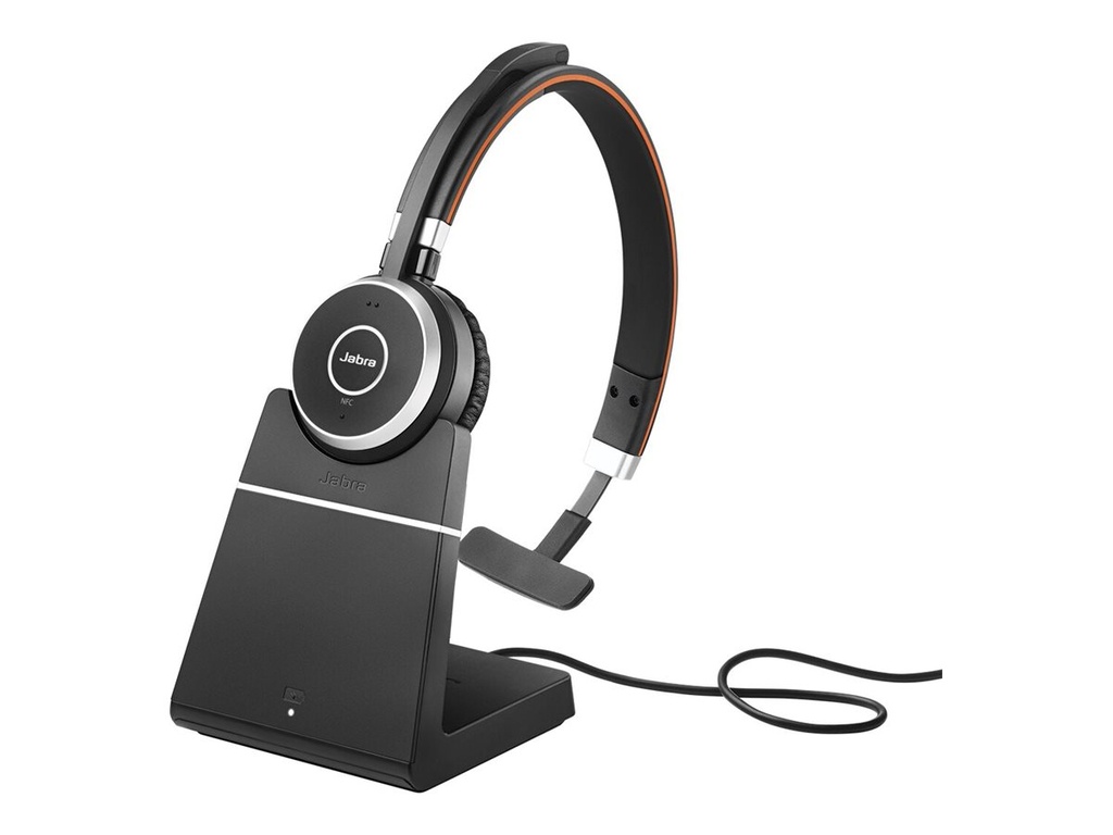 Jabra Evolve 65+ UC mono - Headset - On-Ear