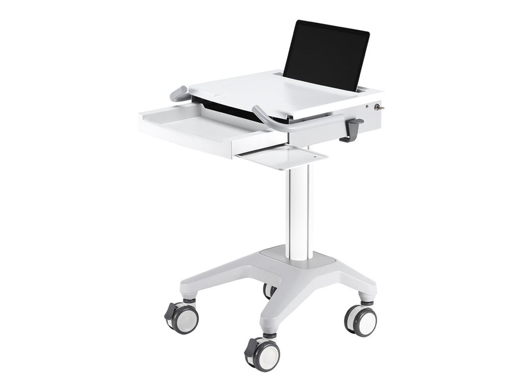 Neomounts MED-M200 Medizinischer mobiler Arbeitsplatz 10-17" - Gasfeder - abschließbar - 5 kg - 25,4 cm (10") - 43,2 cm (17") - Höhenverstellung - Weiß