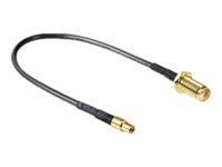 Delock Antennenkabel - MMCX (W) zu SMA (W)