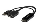StarTech.com 4K 30Hz HDMI to DisplayPort Video Adapter w/ USB Power - 6 in - HDMI 1.4 (Male)