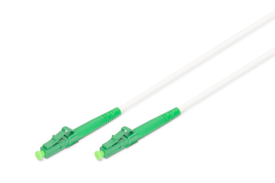 DIGITUS Glasfaser Patchkabel, stahlarmiert, simplex, singlemode, LC/APC  LC/APC, 10 m