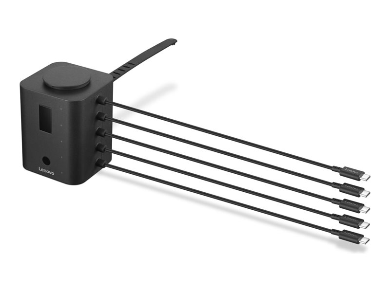 Lenovo Smart Charger - Ladestation - 19 Watt - 1 A - 5 Ausgabeanschlussstellen (USB-C)
