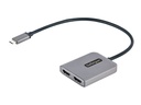StarTech.com Startech 2-Port USB-C auf HDMI Adapter, MST Hub/Splitter, 4K 60Hz