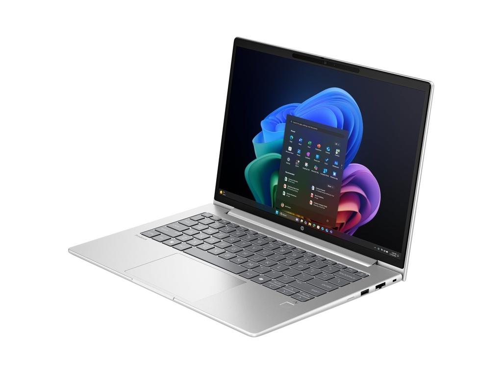 HP ProBook 4 G1q Next Gen Notebook - 177-Grad Scharnierdesign - Snapdragon X X1-26-100 - Win 11 Pro - Qualcomm Adreno - 32 GB RAM - 512 GB SSD NVMe - 35.6 cm (14")
