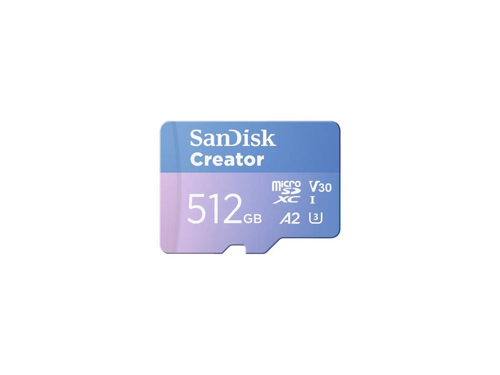 SanDisk Creator - Flash-Speicherkarte (microSDXC-an-SD-Adapter