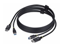 StarTech.com 6ft (1.8m) DisplayPort and USB 5Gbps KVM Cable - Tastatur- / Video- / Maus- (KVM-)