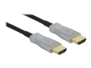 Delock HDMI-Kabel - HDMI männlich zu HDMI männlich - 20 m - Glasfaser - Schwarz - 4K Unterstützung, Active Optical Cable (AOC)