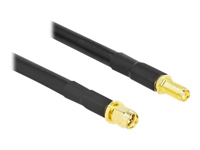 Delock Antennenverlängerungskabel - SMA Stecker zu SMA weiblich