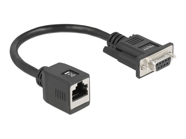 Delock Serieller Adapter - DB-9 (W) zu RJ-45 (W)