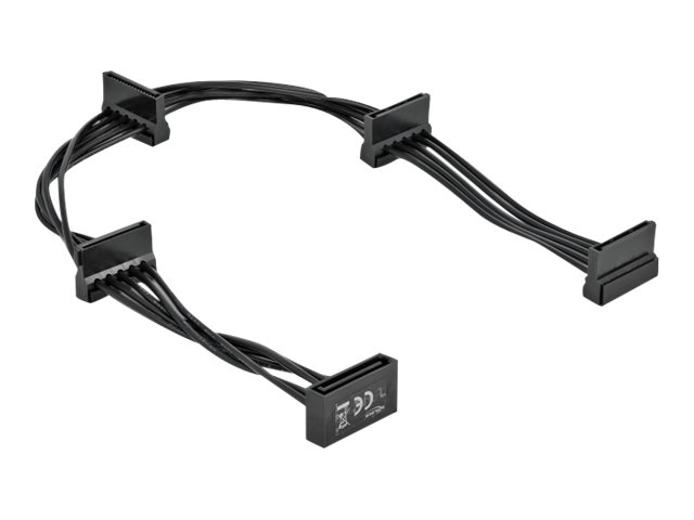 Delock Netzteil - SATA-Stromstecker (M) zu SATA-Stromstecker (W)