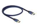Delock Ultra High Speed - HDMI-Kabel - HDMI männlich zu HDMI männlich - 50 cm - Dreifachisolierung - Blau - hauchvergoldete Kontakte, unterstützt 8K 60 Hz (7680 x 4320)