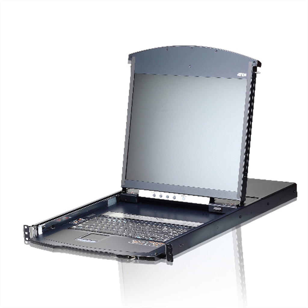 [KL1108VN-AXA-GG] ATEN 8-Port 19" LCD CAT5e/6 KVM over IP Switch Dual Rail