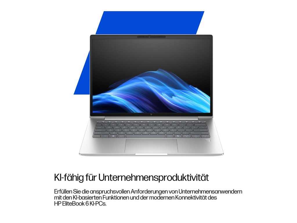 HP EliteBook 6 G1i Notebook AI - Intel Core Ultra 7 255U / 2 GHz - Win 11 Pro - Intel Graphics - 32 GB RAM - 1 TB SSD NVMe, TLC - 33.8 cm (13.3")