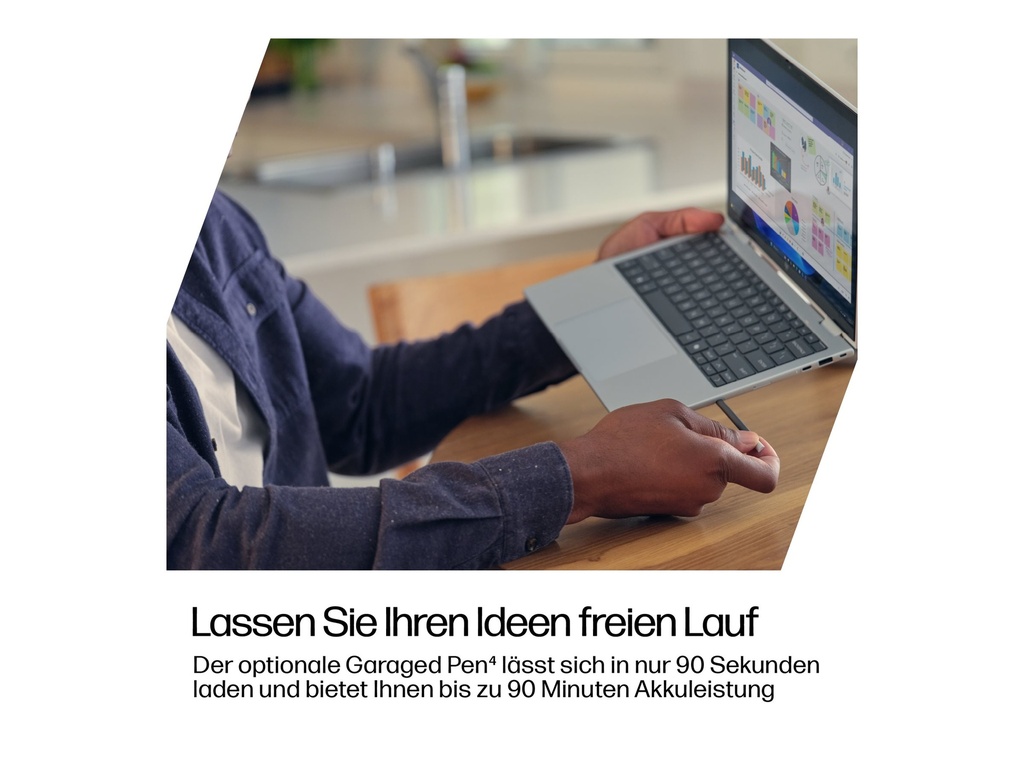 HP EliteBook 8 Flip G1i Notebook AI - Flip-Design - Intel Core Ultra 7 255U - Win 11 Pro - Intel Graphics - 32 GB RAM - 1 TB SSD NVMe - 33.8 cm (13.3")
