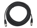 Zebra Seriell / Netzkabel - M12 (4-polig) (W)