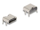 Delock Strom- / Datenanschluss - 6-poliger USB-C (W)