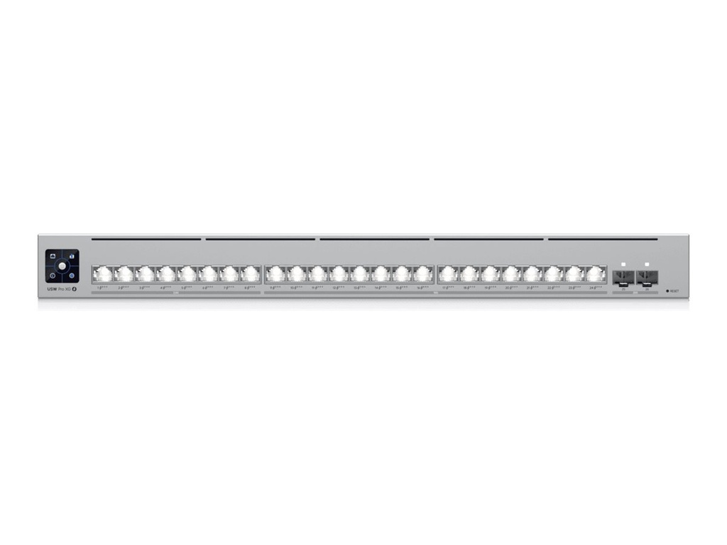 Ubiquiti UniFi Switch Pro XG 24 PoE - Switch - L3 - managed - 8 x 10/100/1000/2.5GBase-T (PoE++)