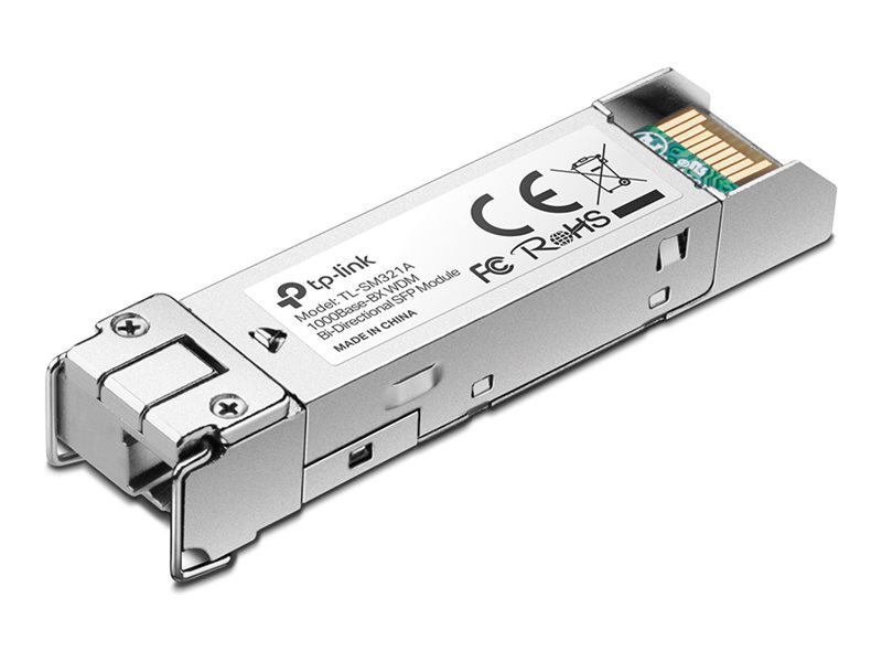 TP-LINK TL-SM321A V3 - SFP (Mini-GBIC)-Transceiver-Modul - 1GbE - 1000Base-BX - LC/UPC Einzelmodus - bis zu 20 km - 1310 (RX)