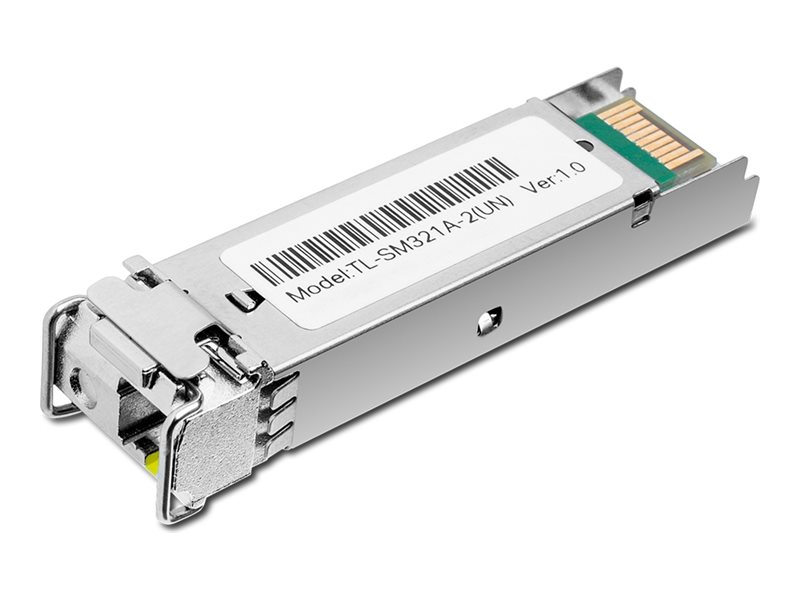 TP-LINK TL-SM321A-2 V1 - SFP (Mini-GBIC)-Transceiver-Modul - 1GbE - 1000Base-BX - LC/UPC Einzelmodus - bis zu 2 km - 1310 (RX)