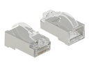 Delock Netzwerkanschluss - RJ-45 (M) - STP - 5 - 6.5 mm - CAT 6 - durchsichtig (Packung mit 20)