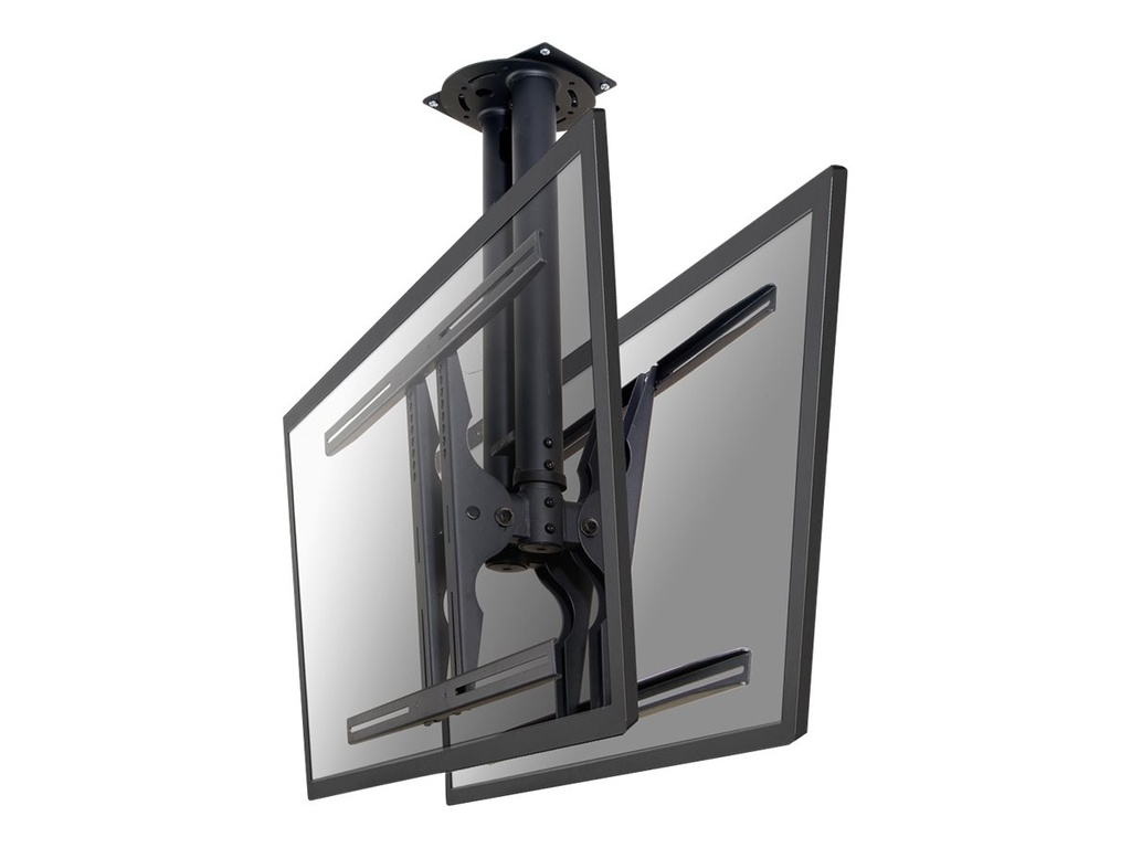 Neomounts PLASMA-C100D - Halterung - Voll beweglich - für 2 Flachbildschirme - Schwarz - Bildschirmgröße: 93.9-191 cm (37"-75")
