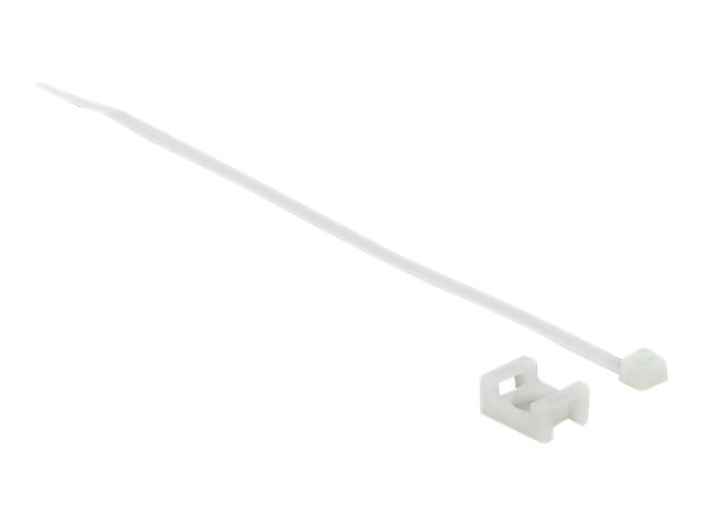 Delock Kabelbinder-Kit - 20 cm - weiß