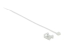 Delock Kabelbinder-Kit - 20 cm - weiß