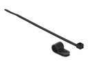 Delock Kabelbinder-Kit - 20 cm - Schwarz