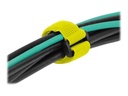 Delock Klettverschluss-Cinchkabelbinder - 15 cm - Gelb (Packung mit 5)