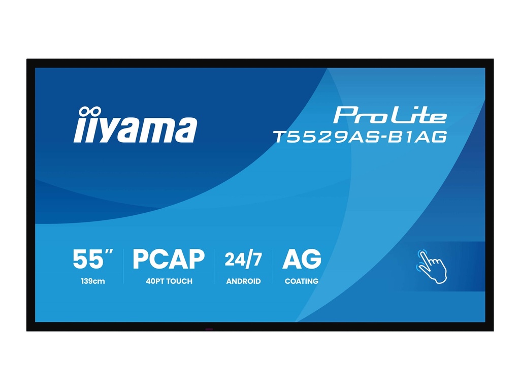 [T5529AS-B1AG] Iiyama ProLite T5529AS-B1AG - 140 cm (55") Diagonalklasse (139 cm (54.6")