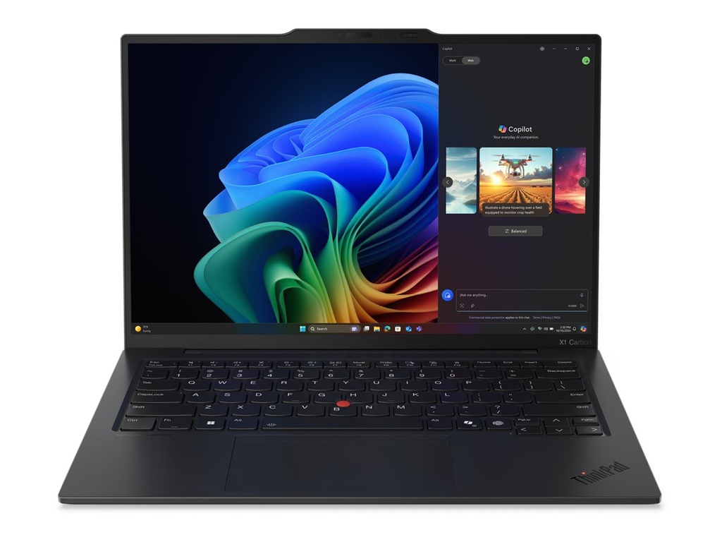 Lenovo ThinkPad X1 Carbon Gen 13 21NS - Aura Edition - Intel Core Ultra 7 258V - Evo - Win 11 Pro - Intel Arc Graphics 140V - 32 GB RAM - 1 TB SSD TCG Opal Encryption 2, NVMe, Performance - 35.6 cm (14")