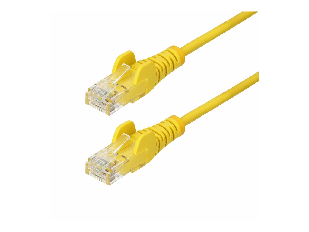 StarTech.com 3m Yellow Slim CAT6 Ethernet Cable, Snagless, 28AWG, LSZH - Patch-Kabel - RJ-45 (M)
