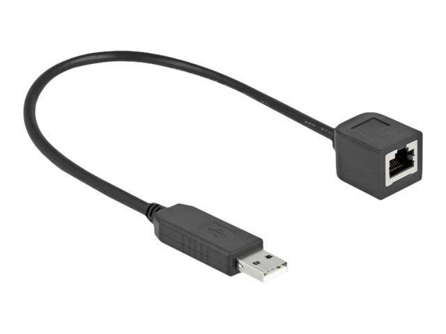 Delock Serieller Adapter - USB (M) zu RJ-45 (W)