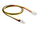 Delock Netzkabel für Lüfter - 3 PIN Internal Power (M)
