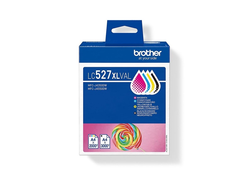 Brother LC527XL Value Pack - 4er-Pack - Hohe Ergiebigkeit