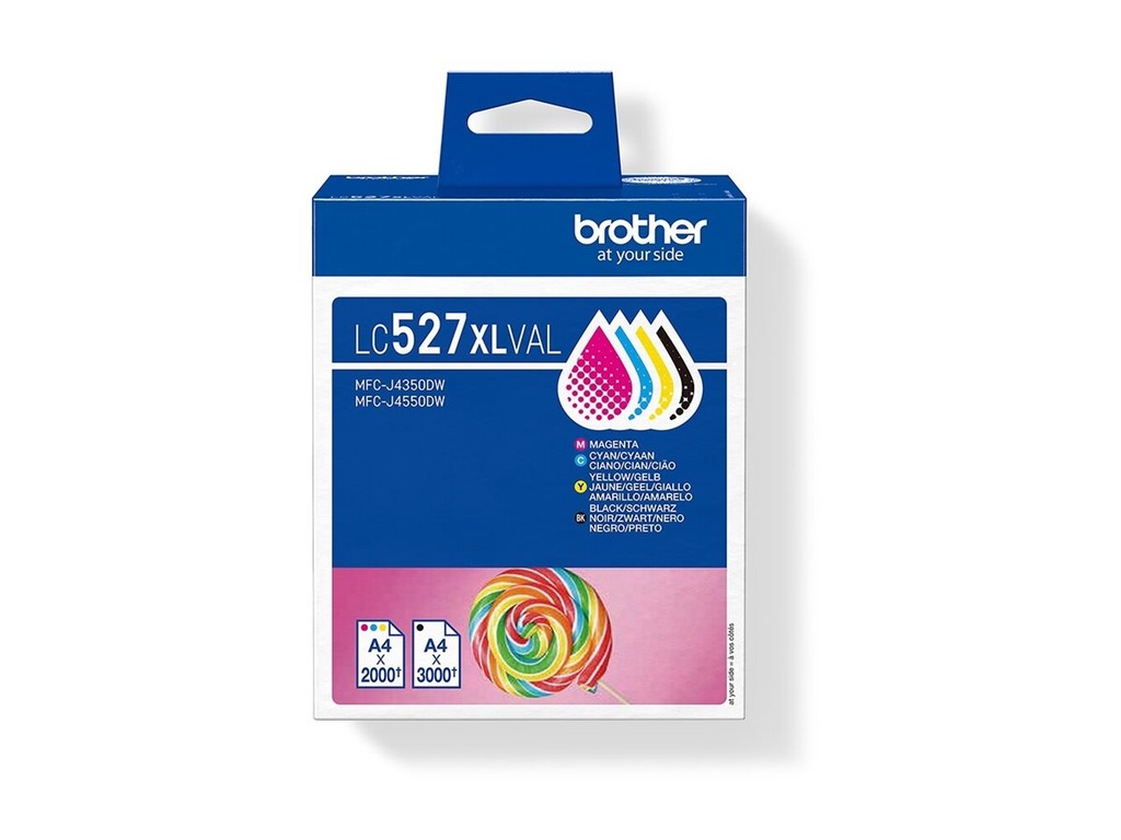 Brother LC527XL Value Pack - 4er-Pack - Hohe