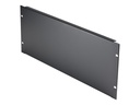 StarTech.com 4U Blank Panel for 19 inch Rack, Rack Mount Blanking Panel for Server/Network Racks & Cabinets, 4RU Rackmount Filler Panel/Spacer/Plates, Solid Panel, Cold-Rolled Steel, Black - 4U Blanking Panel (RKPNL4U)