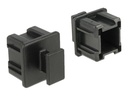 Delock Dust Cover for Mini SAS HD SFF 8644 female with grip - Anschlussabdeckung - Schwarz (Packung mit 10)