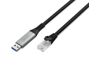 DIGITUS USB-A - RJ45 Ethernet Kabel, 1Gbit/s, 2m