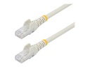 StarTech.com 1m Cat6 UTP RJ45 Gigabit Patchkabel Snagless - Cat 6 Netzwerkkabel mit Schutzmanschette - Cat.6 Patch-Kabel - Weiß - Patch-Kabel - RJ-45 (M)